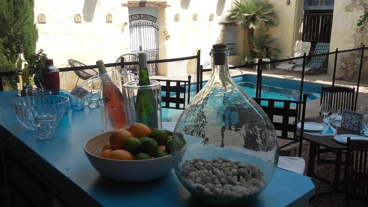 Maison Pelissier Bed And Breakfast With Sweeming Pool Cuxac-d'Aude Екстер'єр фото